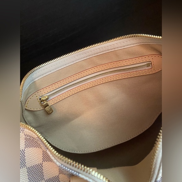 ❌SOLD❌Louis Vuitton Speedy 30 Bandouliere Damier Azur White Crossbody Bag *Mint - Picture 9 of 15
